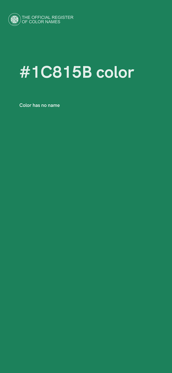 #1C815B color image