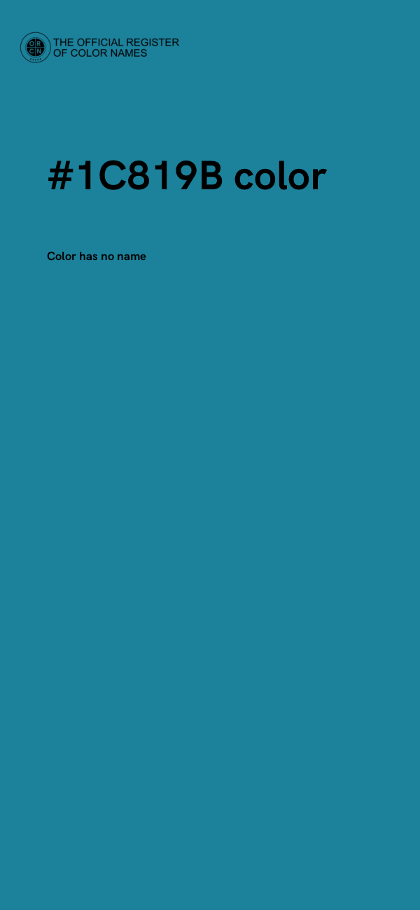 #1C819B color image