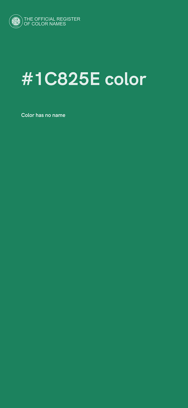 #1C825E color image