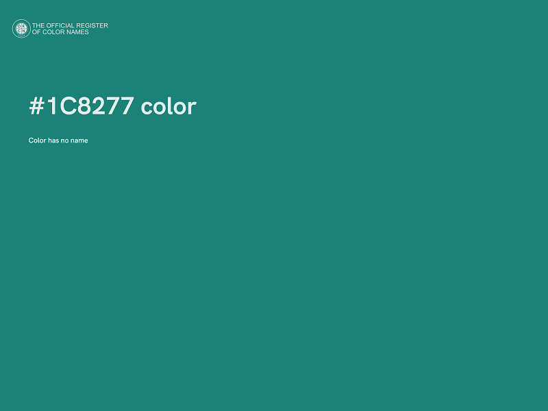 #1C8277 color image