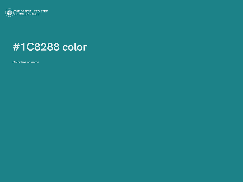 #1C8288 color image