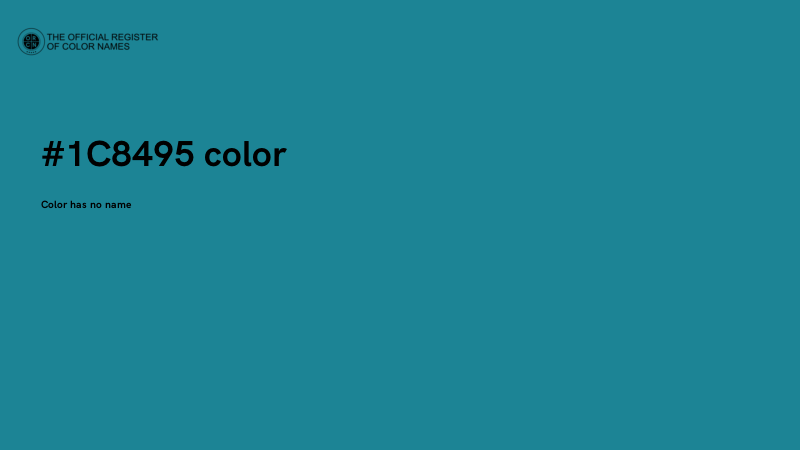#1C8495 color image