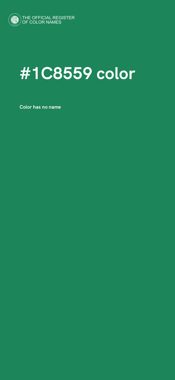#1C8559 color image