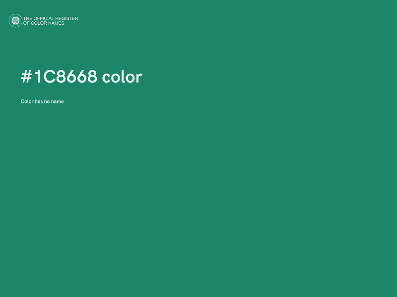#1C8668 color image