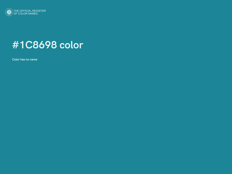 #1C8698 color image