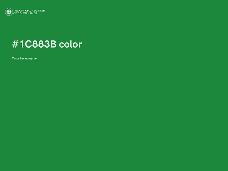 #1C883B color image
