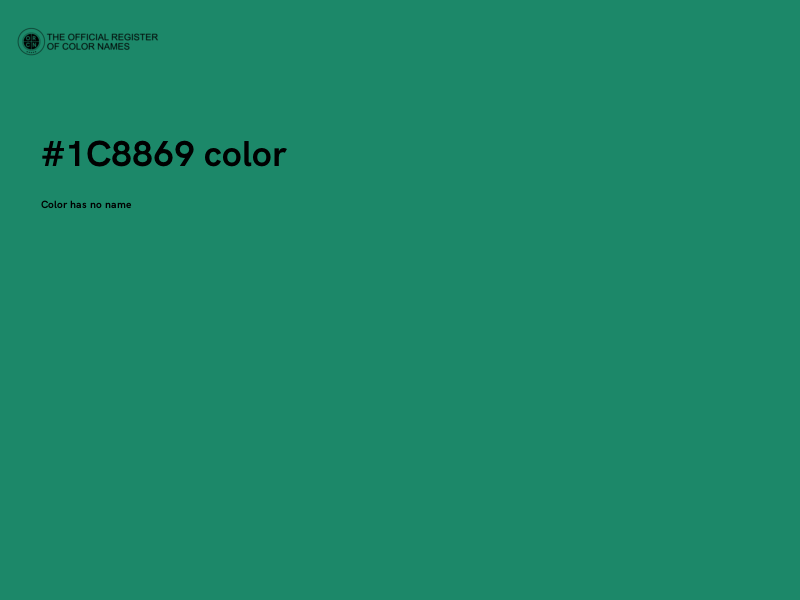 #1C8869 color image