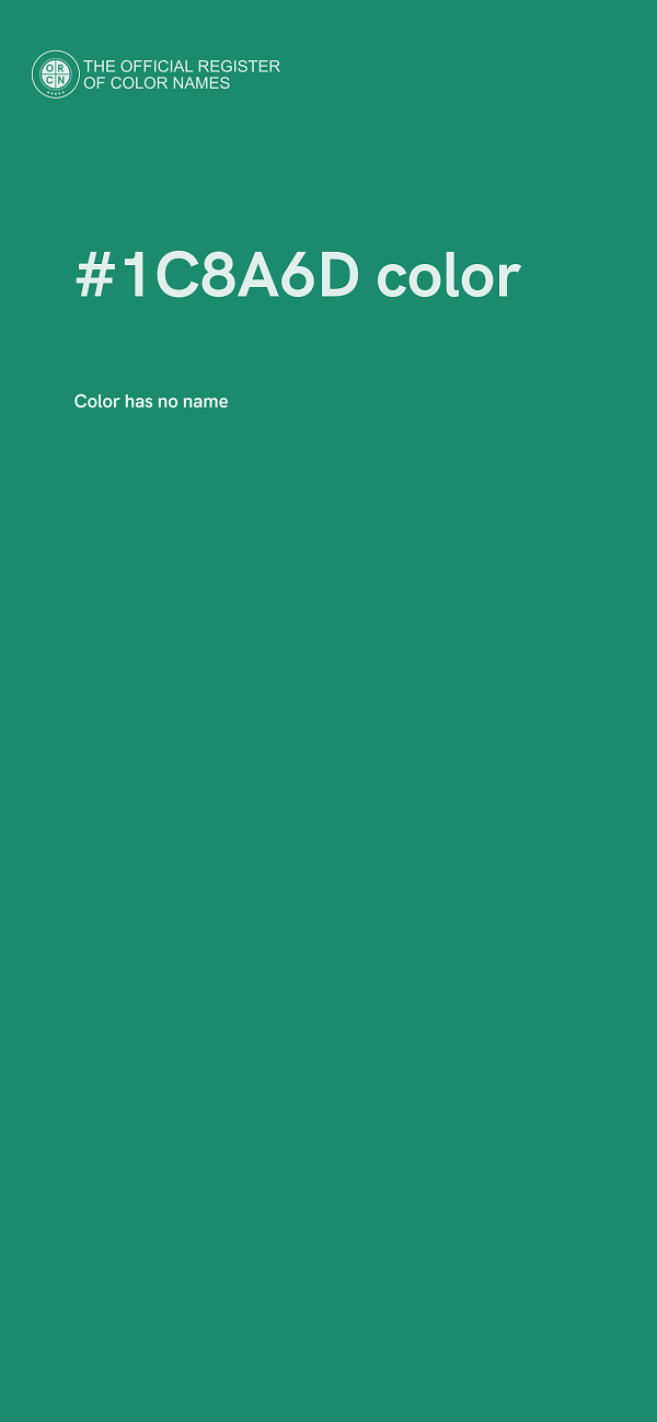 #1C8A6D color image