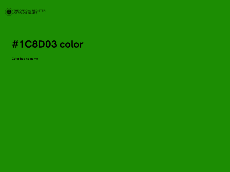 #1C8D03 color image