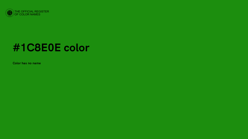 #1C8E0E color image