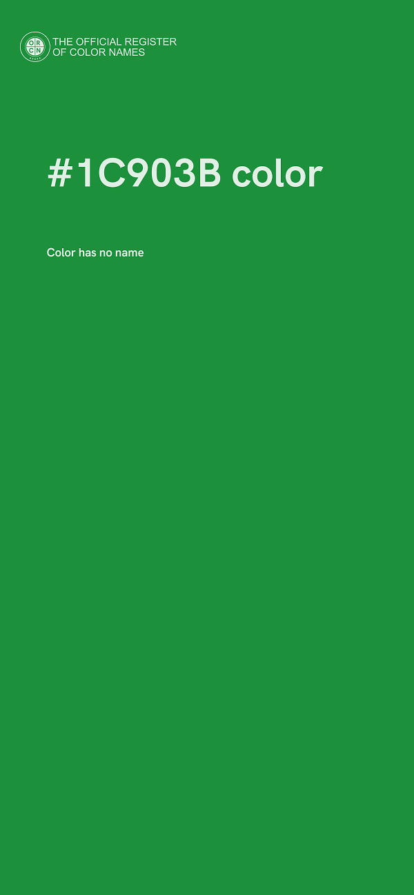 #1C903B color image