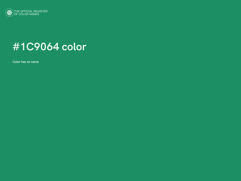 #1C9064 color image