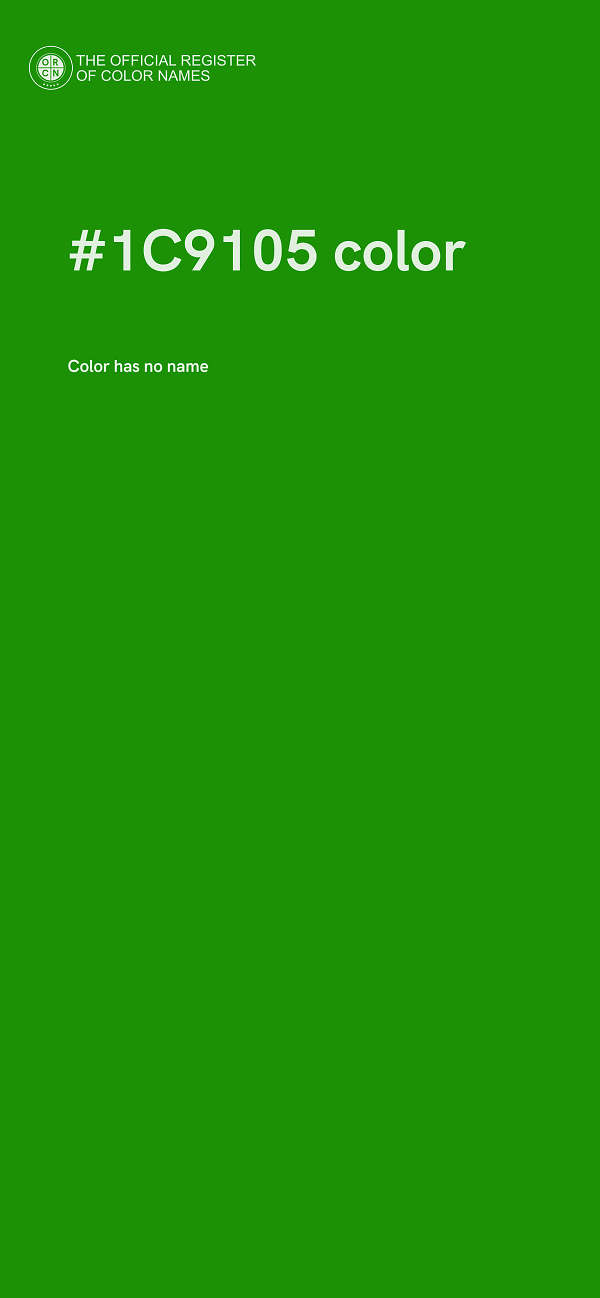 #1C9105 color image