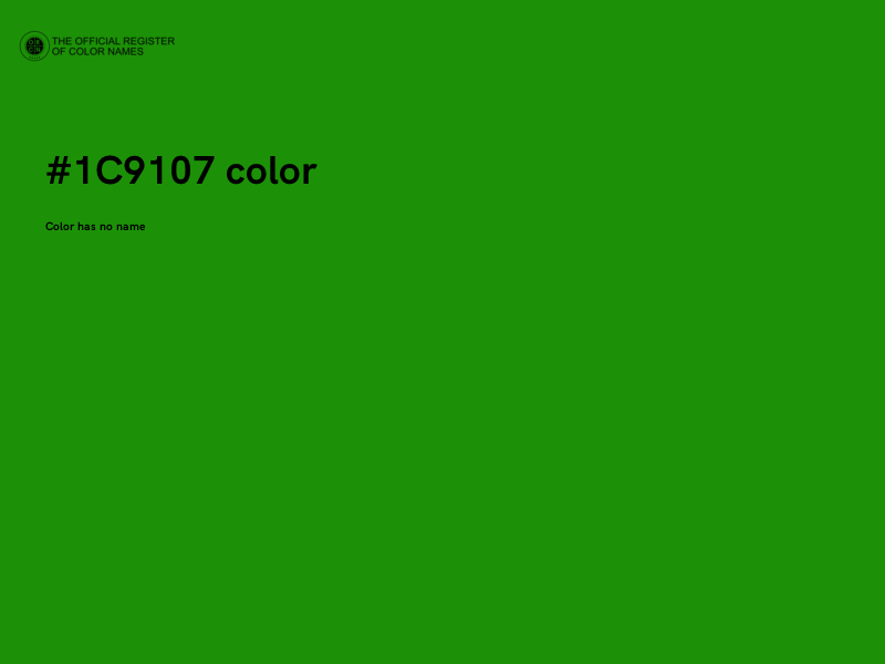 #1C9107 color image