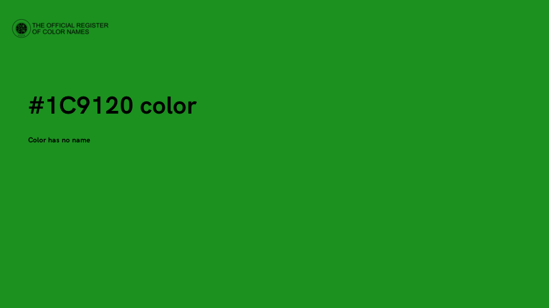#1C9120 color image