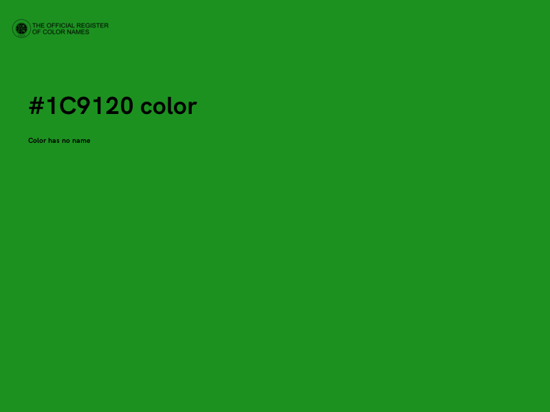 #1C9120 color image