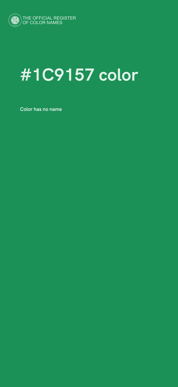 #1C9157 color image