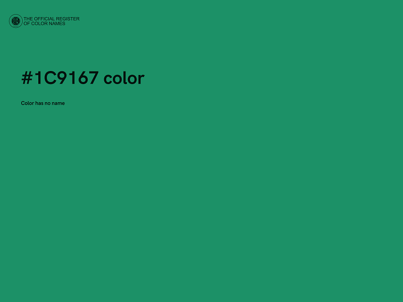 #1C9167 color image