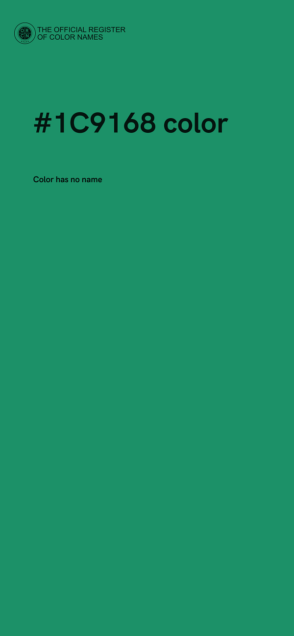#1C9168 color image