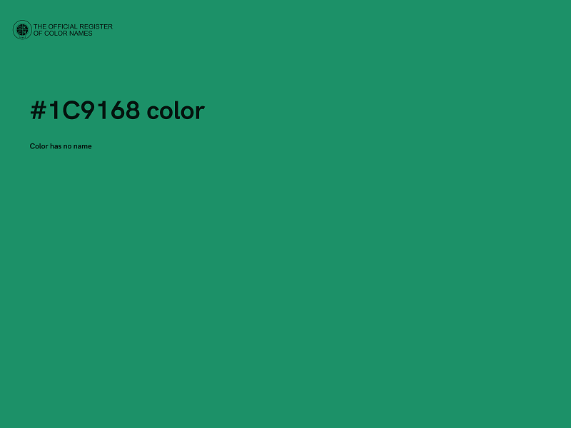 #1C9168 color image
