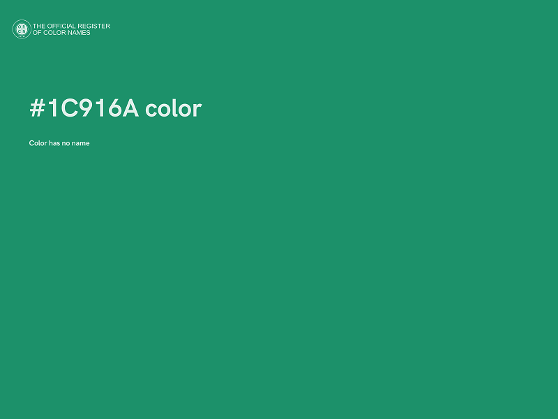 #1C916A color image