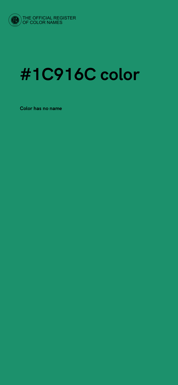 #1C916C color image