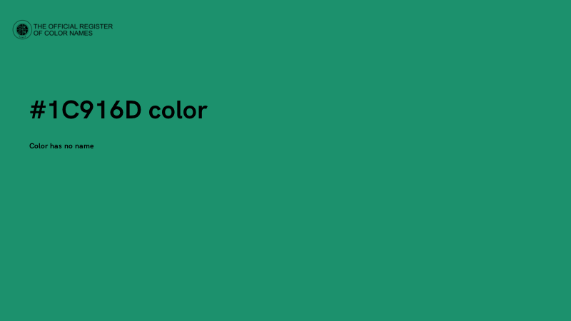 #1C916D color image