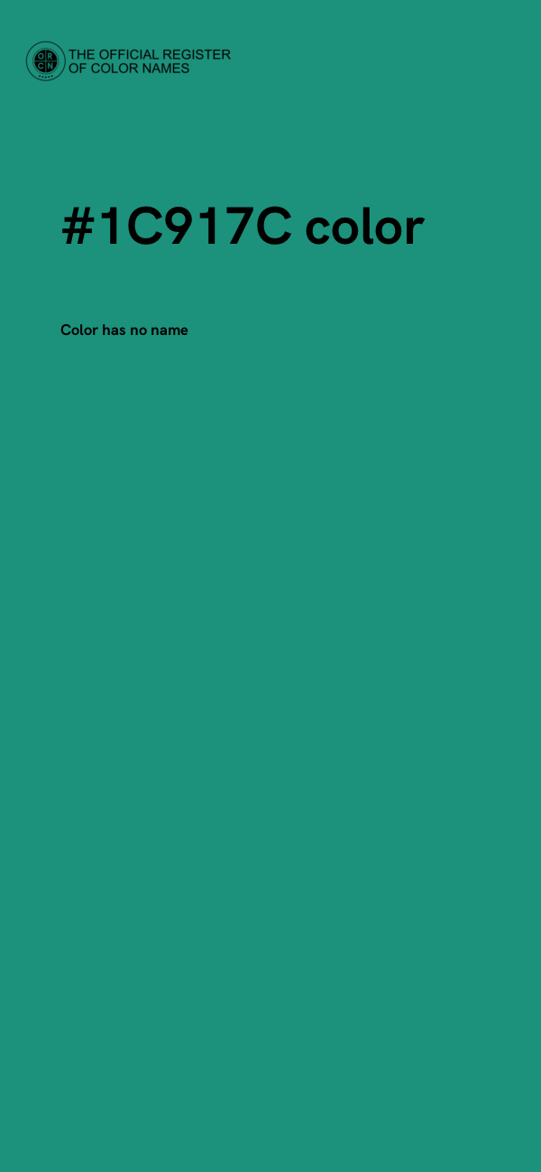 #1C917C color image