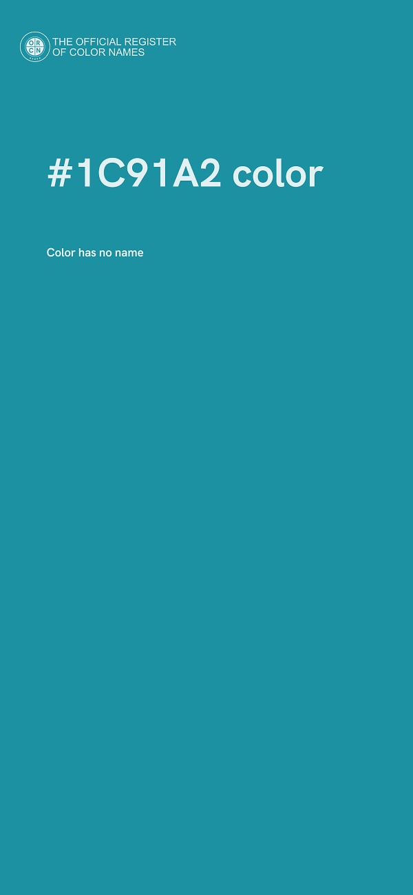 #1C91A2 color image