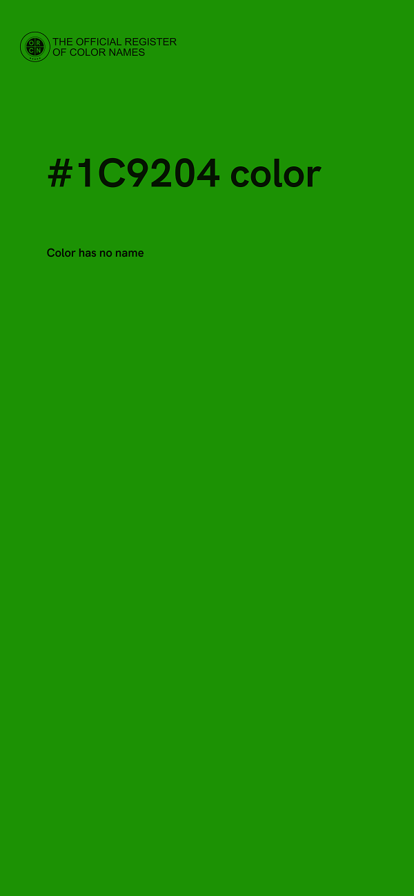 #1C9204 color image