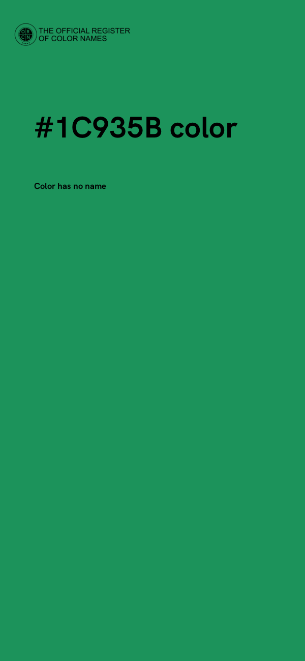 #1C935B color image
