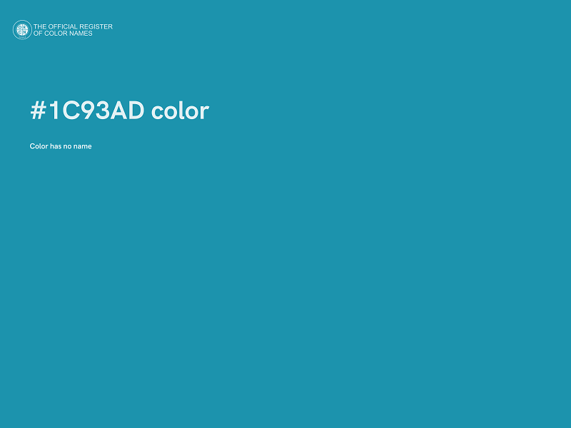 #1C93AD color image