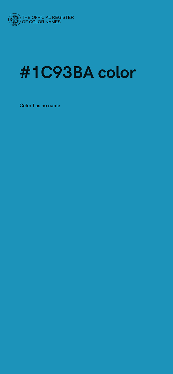 #1C93BA color image
