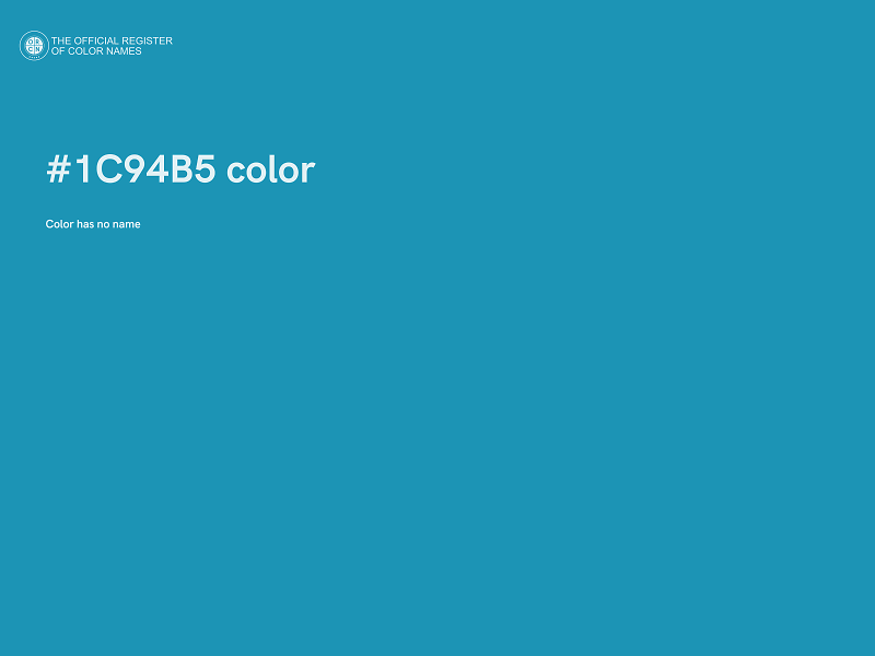 #1C94B5 color image