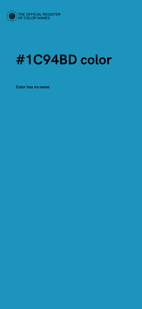#1C94BD color image
