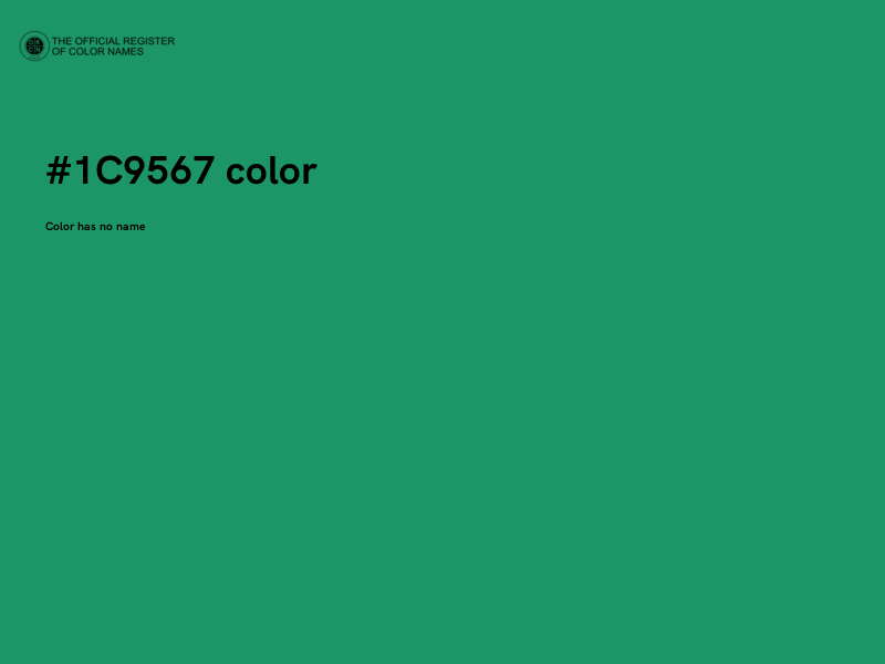#1C9567 color image