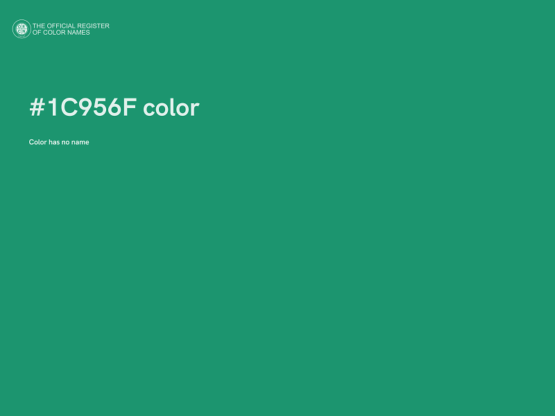 #1C956F color image