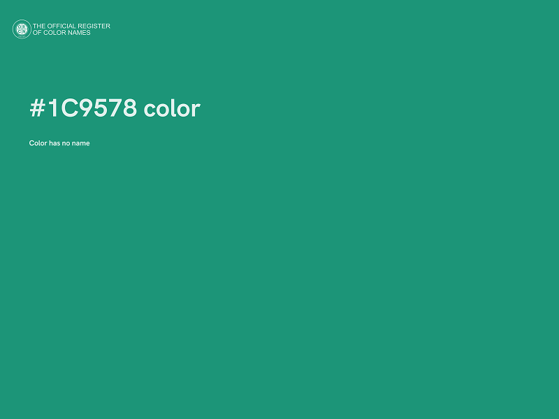 #1C9578 color image