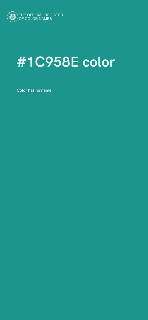 #1C958E color image