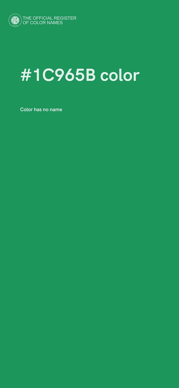 #1C965B color image