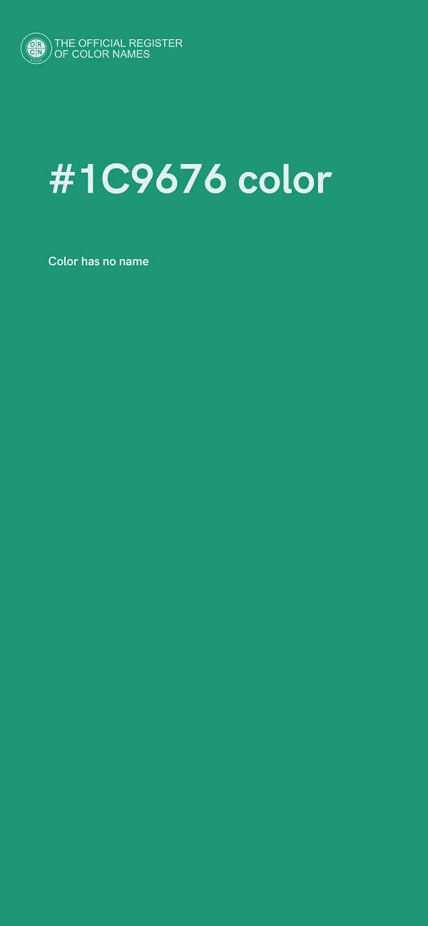 #1C9676 color image