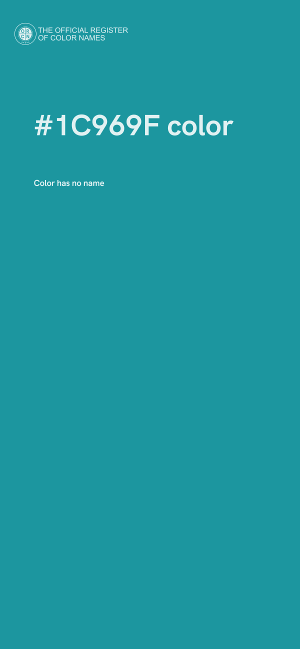 #1C969F color image