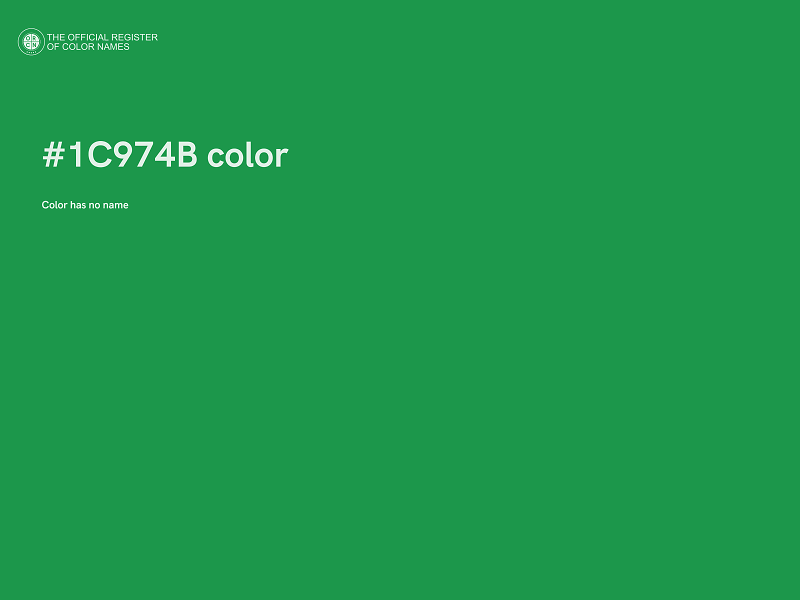 #1C974B color image