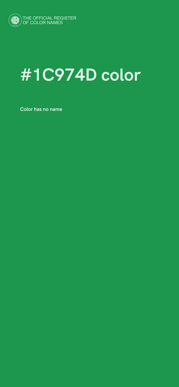 #1C974D color image