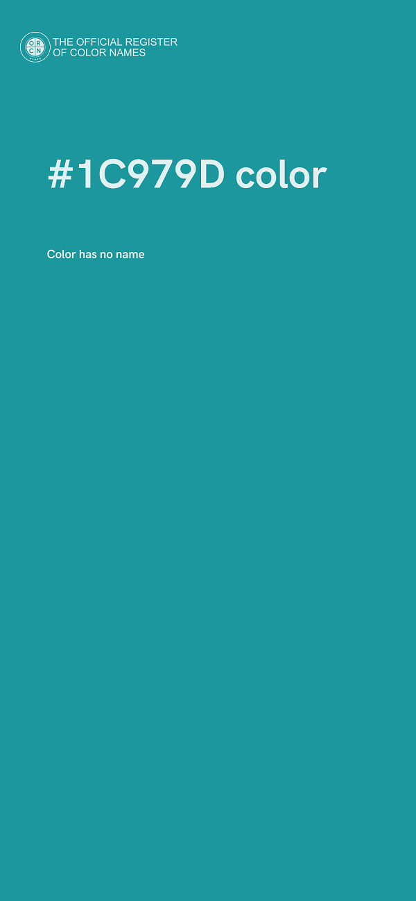 #1C979D color image