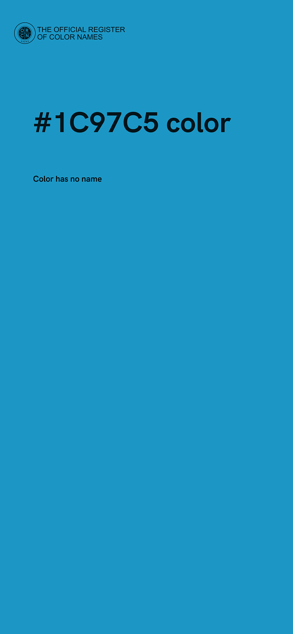 #1C97C5 color image