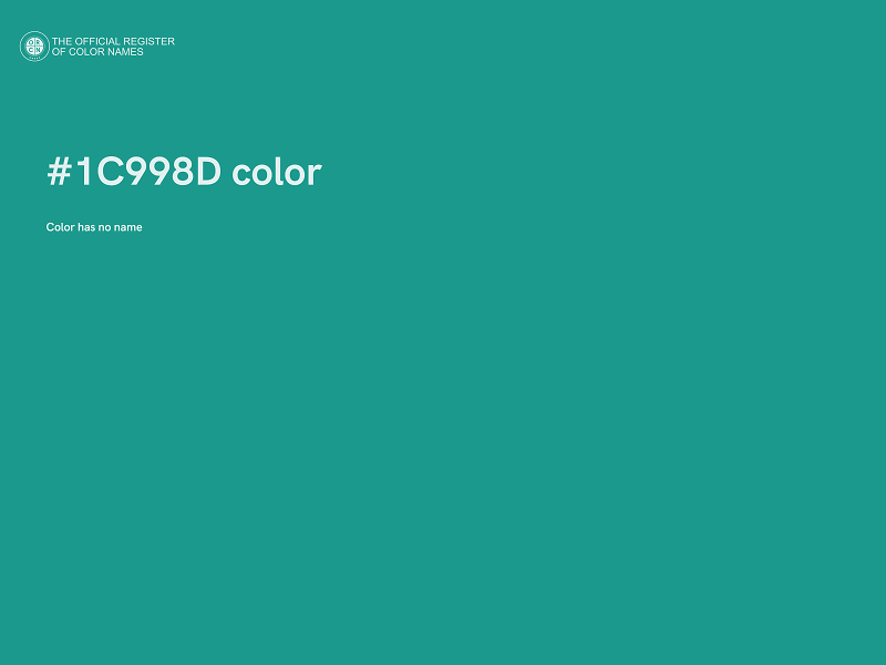 #1C998D color image