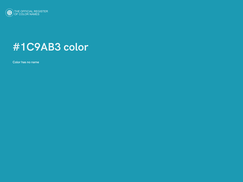 #1C9AB3 color image