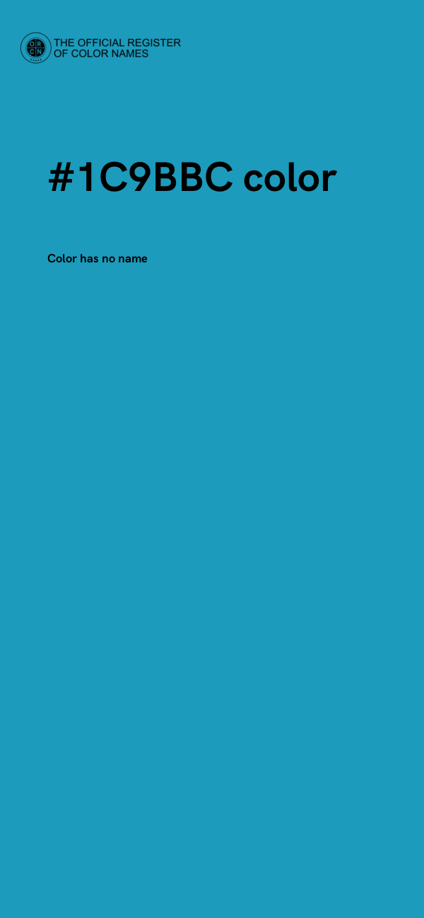 #1C9BBC color image