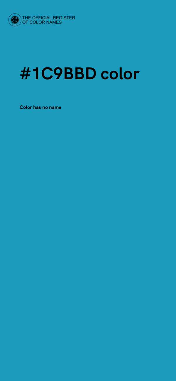 #1C9BBD color image